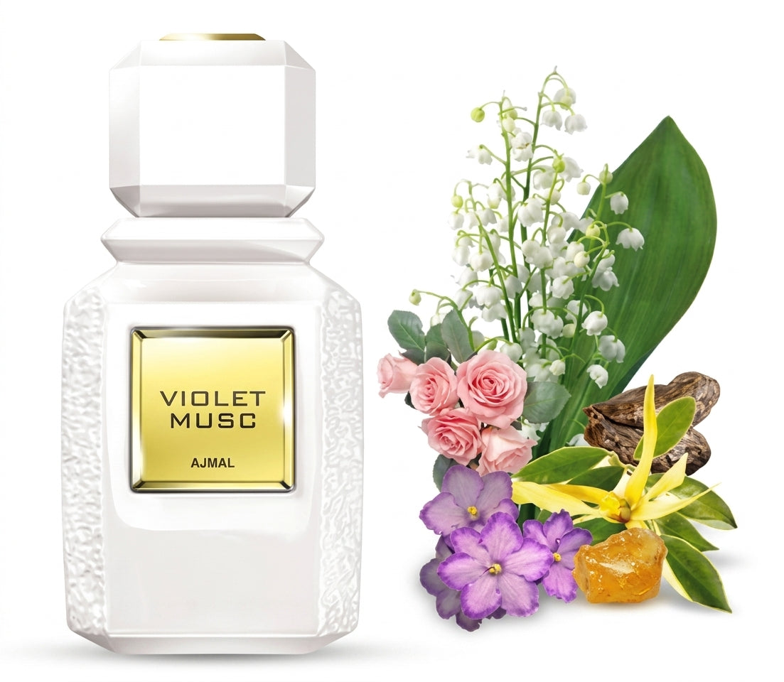 Ajmal Ajmal Violet Musc Eau De Parfum - 100ml